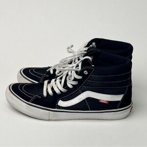 Vans Pro Black and White Skate Shoe Interior Label size 12
